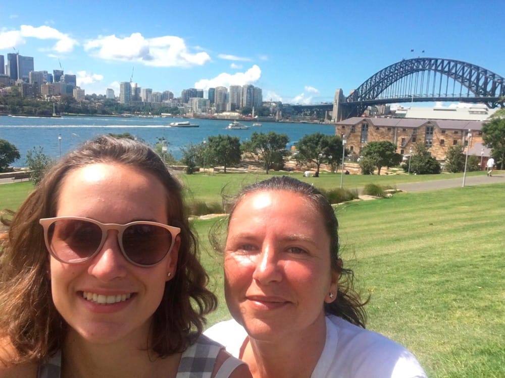 dos chicas en sidney